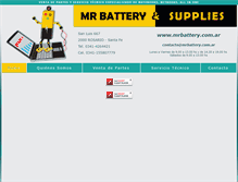 Tablet Screenshot of mrbattery.com.ar